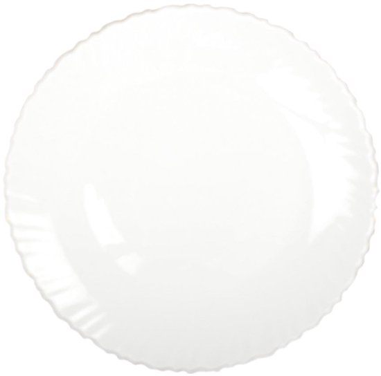 Platte borden – dessertborden van porselein – set van 6 kleurrijke saladeborden | fruit | voorgerechten | ontbijt – 20,3 cm