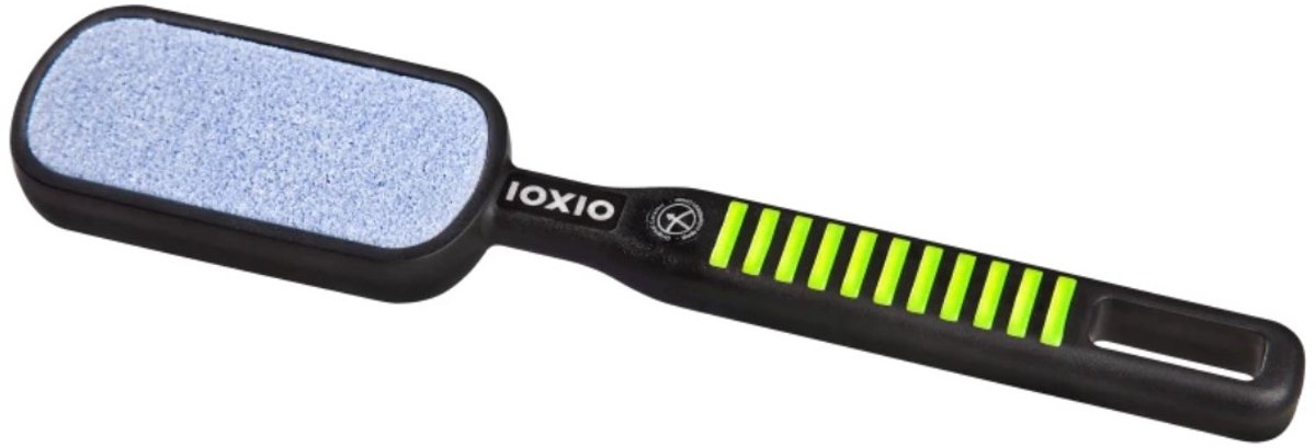 Ioxio - Keramische Voetvijl - Great Touch - Professionele Dubbelzijdige Voetvijl - Groen - Steellengte 21,5 cm, vijloppervlak 7,7 x 3,5 cm