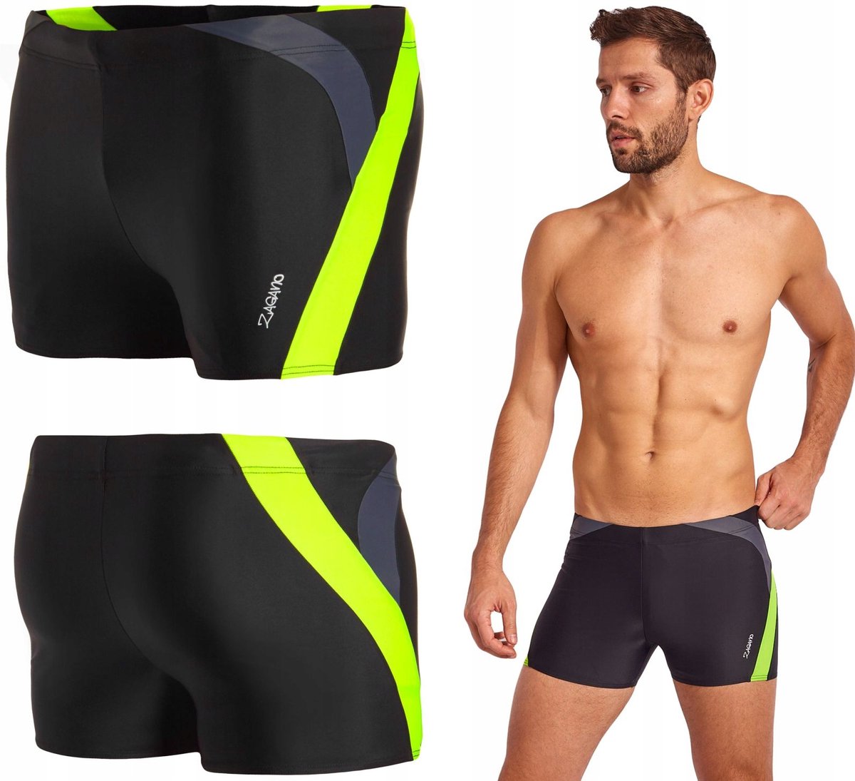 ZAGANO - Zwembroek heren - Maat M - Sneldrogende - Sport Zwembroek - Strandshort heren
