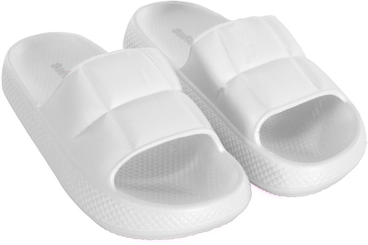 Bubble Gum Softee-slippers Blanco 35/36 Wit