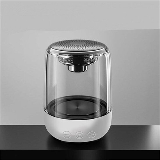 Bluetooth 5.0 LED Speaker – Draagbare Mini Speaker met 360° HIFI Stereo, Krachtige Bass, Kristal Glas Ontwerp, TF/USB, Handsfree Bellen — afbeelding 4