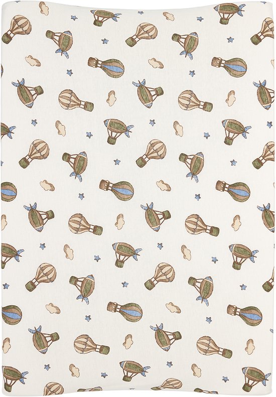 Meyco Baby Air Balloons Aankleedkussenhoes - Multicolour - 50x70cm — afbeelding 5
