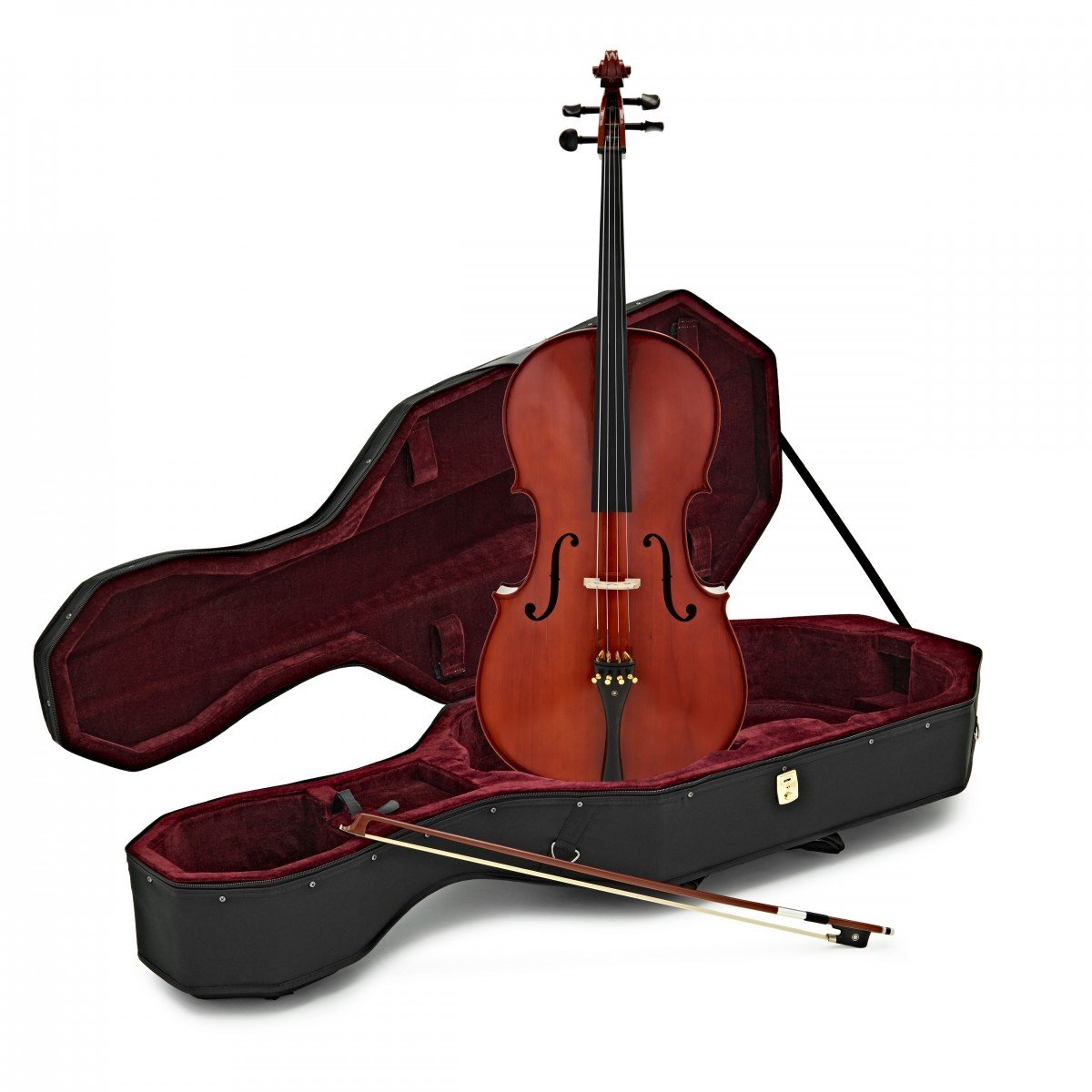 Student Plus 4/4 Cello met Koffer van Gear4music