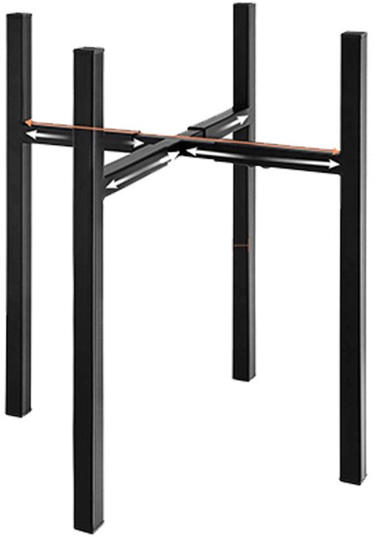 COSTWAY Gazonrakel, metalen gazonnivelleringhark met