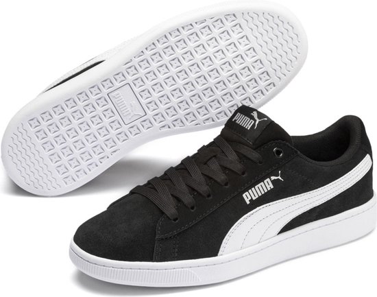 PUMA Vikky v2 SD Jr Sneakers Kinderen - Puma Black-Puma White-Puma Silver -  Maat 35.5 | bol.com