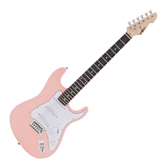 Guitare électrique LA par Gear4music, rose | bol