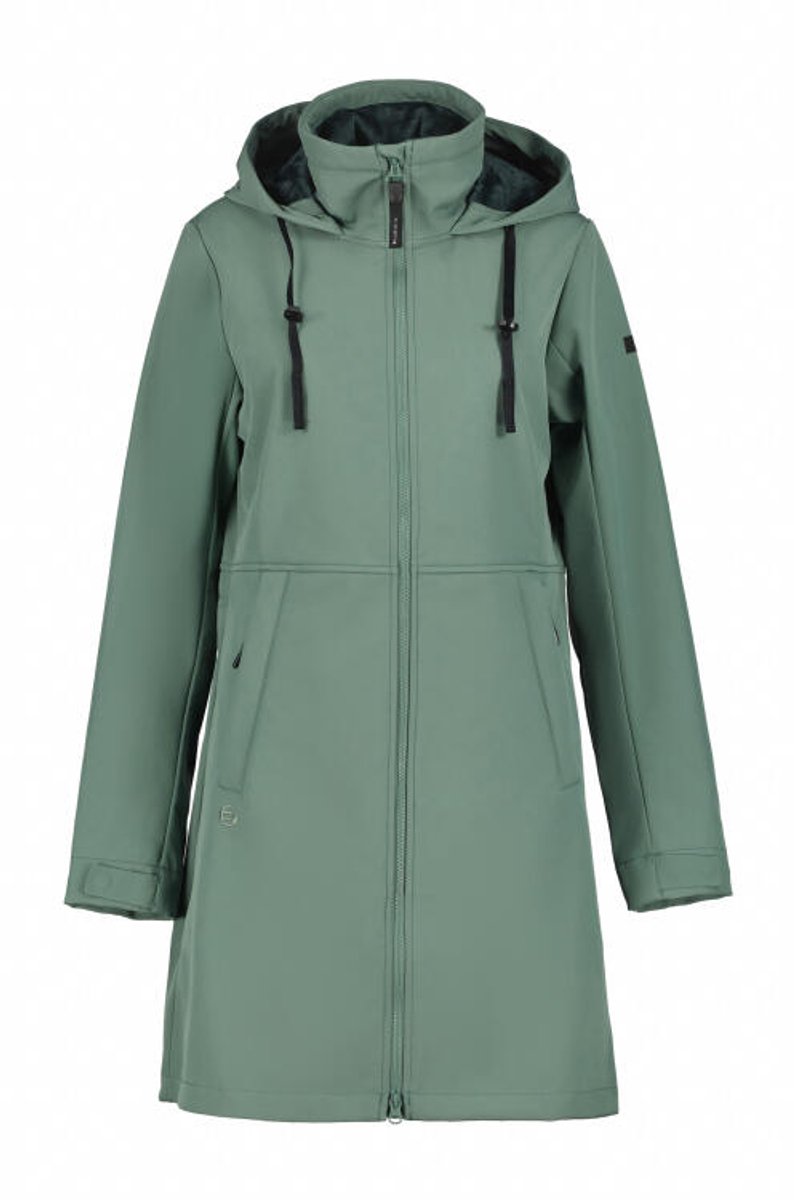 ICEPEAK AGARAM Dames Softshell Jas Antiek Groen