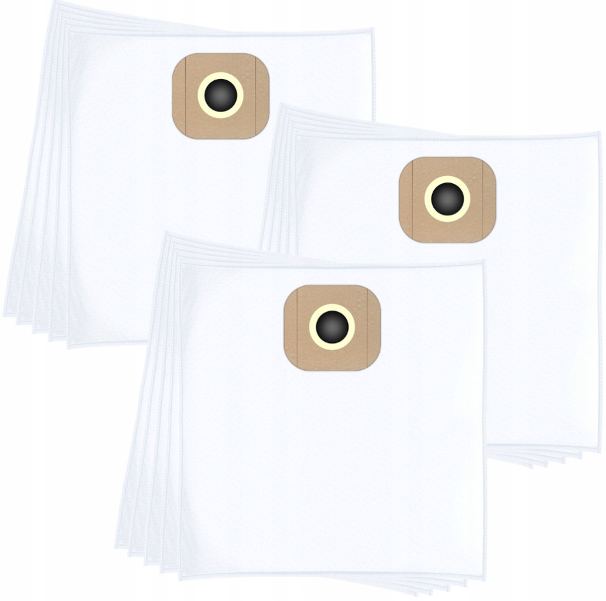 Sillar, stofzuigerzakken, synthetisch, anti-allergeen, 3 filterlagen, vervanging voor 6.904-084.0, geschikt voor stofzuigers Karcher T7/1 Classic T8/1 L T11/1 Classic, 15 stuks