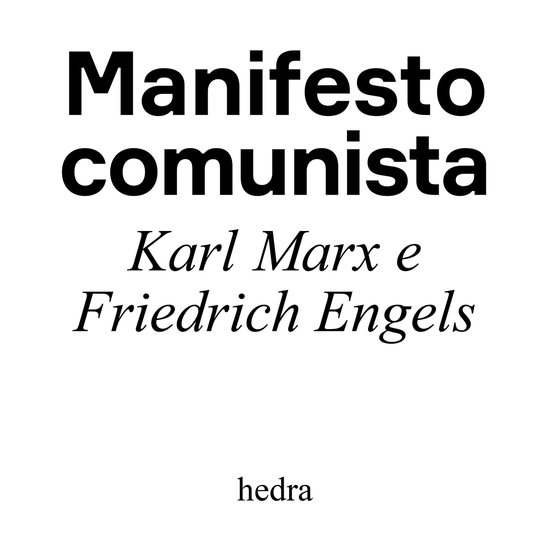 Manifesto comunista - cover