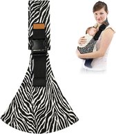 Draagzak - Draagdoek - Draagzakken - Voordrager - Draagbare Draagzak - Heupdrager - Ademend & Veilig - Baby Draagzak - Peuter - Chouderdrager - Kinder - Verstelbare Ergonomische Draagzak Voor Peuters - Zebra Print