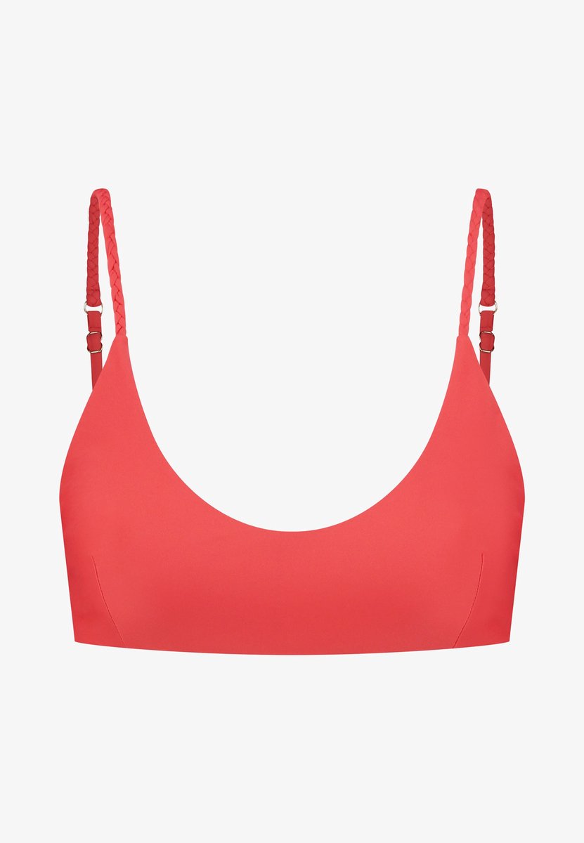 Braided Bandeau Bikinitopje Dames - Mat Bruin - Strapless Bikini Top - Gevlochten Detail - Comfortabele Pasvorm — afbeelding 6