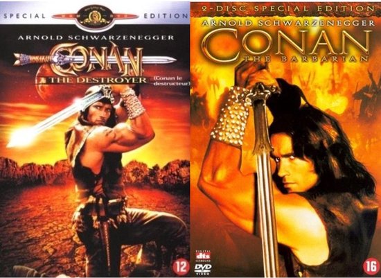 Foto: Conan the destroyer the barbarian 2dvd duopack 