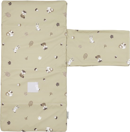 Meyco Baby Forest Animals Verschoonmat - Sand van Meyco — afbeelding 5