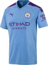 PUMA Manchester City Thui Shirt Replica SS 2019/2020 Heren - Licht Blauw