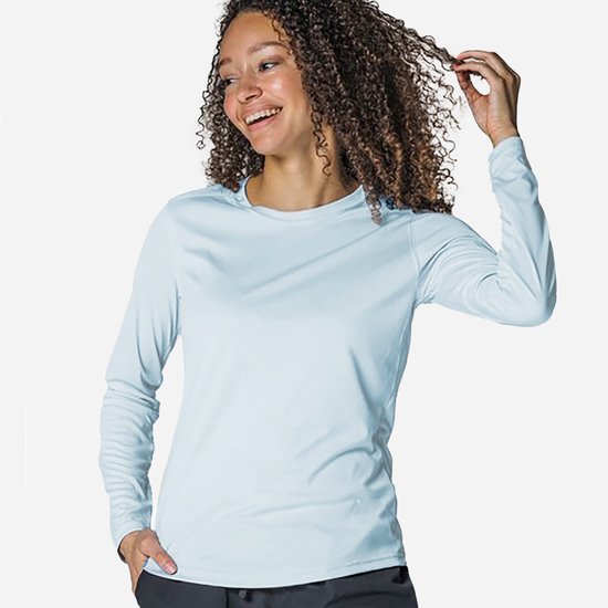 SKINSHIELD - T-shirt UV Repreve à manches longues pour femme - Protection solaire FACTEUR 50+ - Résistant aux UV - M