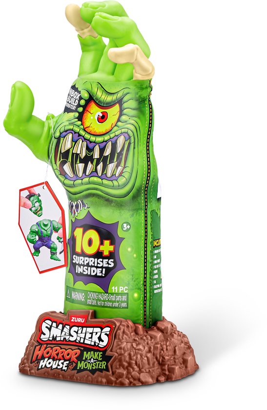 Smashers Horror House Make a Monster FRANKENSTEIN Mystery Pack 10 Surprises Inside Zuru Toys Smashers Horror House Make a Monster FRANKENSTEIN Mystery Pack 10 Surprises Inside Zuru Toys