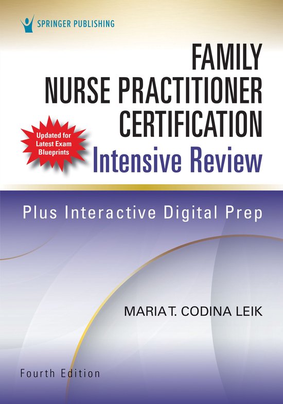 Family Nurse Practitioner Certification Intensive Review, Fo ... - cover