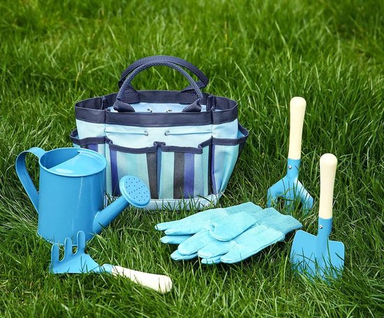 Allecto Plus - Tuinset voor kids met 6 buiten speelgoed (blauw) - Voor urenlang speelplezier in de tuin van Allecto Plus — afbeelding 4