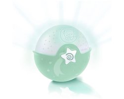 Infantino nachtlampje projector baby slaaplamp mintgroen LED sensor.