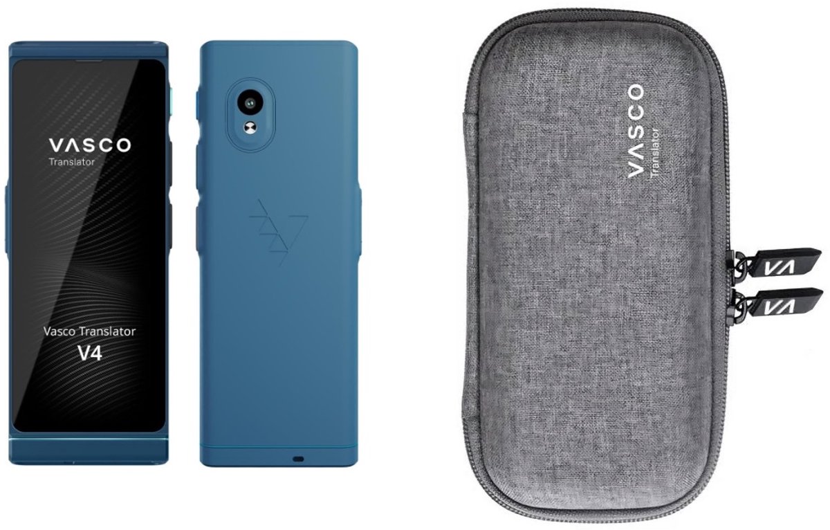 Afbeelding 2 van Vasco Translator V4 Cobalt Blue + Vasco hoes - taalvertaler nr 1 ter wereld - foto's en tekstvertaling - stemvertaling - werkt in bijna 200 landen