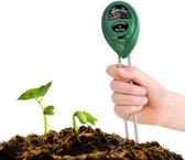 Vochtmeter Voor Planten - 3 in 1 Vochtigheidsmeter - Watermeter Voor Kamerplanten - PH Meter - Plantenvoeding - Tuinartikelen - Voor Binnen & Buiten Planten - Extra Lange Vochtigheidsmeter - Vochtmeter Grond - Groen - Tuinartikelen