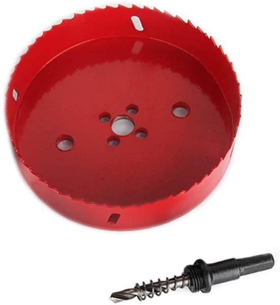 M42 Gatenopener, Bi Metal 165 mm gatenzaag tandfrees boren snijopener voor ijzer aluminium, buis, kunststof, roestvrij metaal, hout