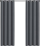 Bol.com Outdoor Gordijn Buitengordijnen 2 Stuk - 132 x 274cm - Waterdicht Weerbestendig - Verduisterende Balkongordijn - ondoorz... aanbieding