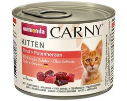 Animonda Carny Kitten - Rund met Kalkoen - 6 x 200 g
