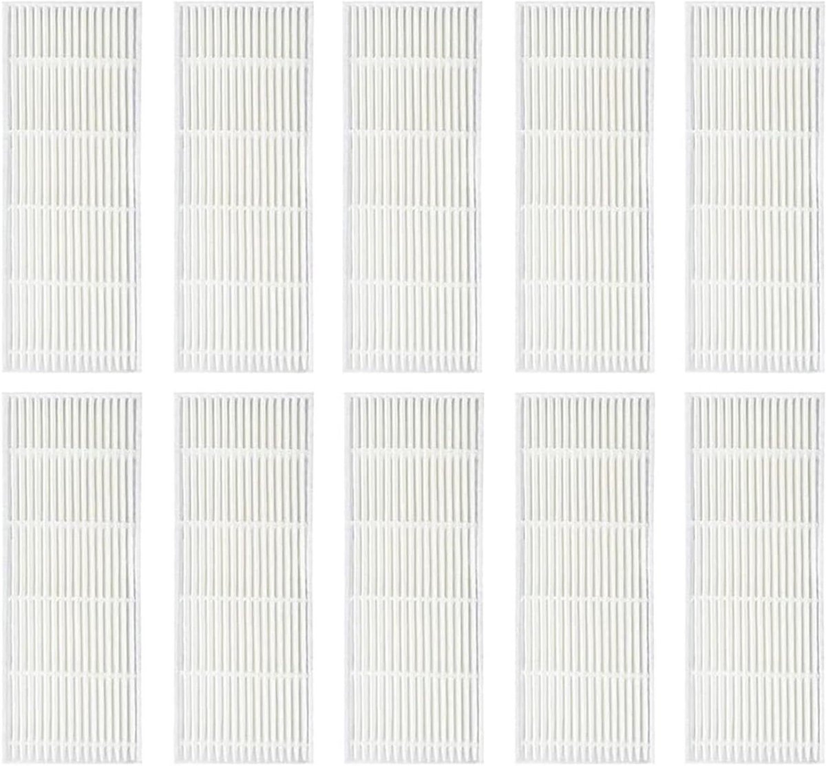 Allecto Plus - 10 Stuks Hepa Filter voor Robotstofzuiger - Voor Lefant M2 M210 M210S - OKP Life K2 K3 - Kies voor Zuivere Lucht en Optimale Reiniging met deze Filters.