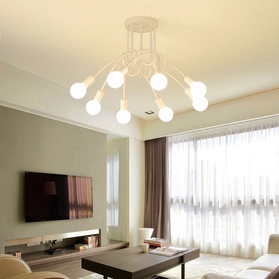 Industriële Plafondlamp Zwart | 18cm | Incl. Lichtbron 4 watt | Dimba