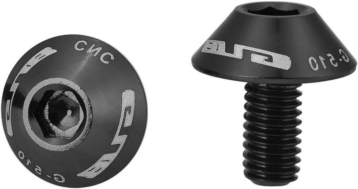Allecto Plus - Set van 2 zeskantschroeven 12 mm voor mountainbike flessenhouder - Duurzame bevestigingsbouten
