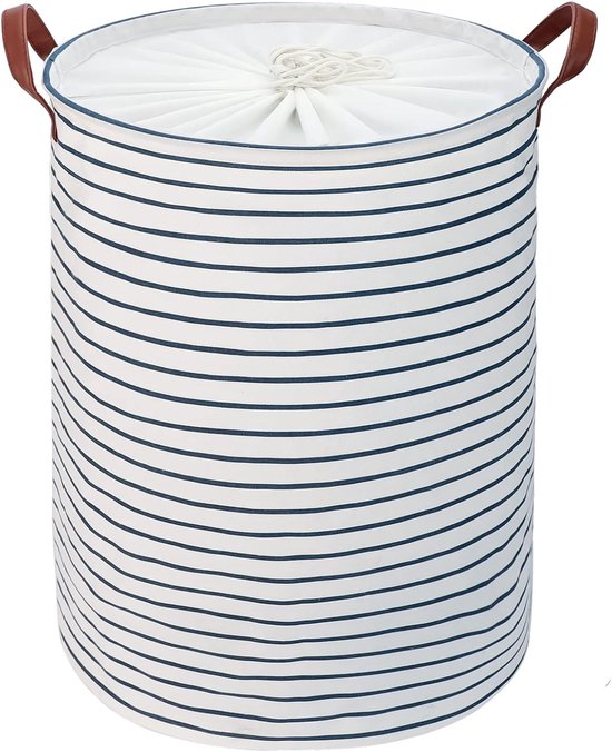 Mind Reader Opvouwbare wasmand, 61 liter, kledingmand, met deksel, rieten ontwerp, kunststof, 37,8 cm x 46 cm x 54 cm (l x b x h), ivoorkleurig Mind Reader Opvouwbare wasmand, 61 liter, kledingmand, met deksel, rieten ontwerp, kunststof, 37,8 cm x 46 cm x 54 cm (l x b x h), ivoorkleurig