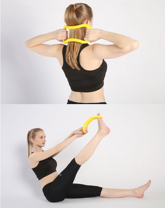 Fascia Stretch Ring - 3 Stuks Yoga Ring Pilates Ring - Stretch Ring - Fitness Circle Training Tools (Roze, Blauw, Paars) — afbeelding 4