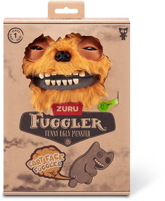 Fuggler Fart Face 23 cm assortimentserie 1 (Count Underoo Mcgoo - long pile) van Zuru