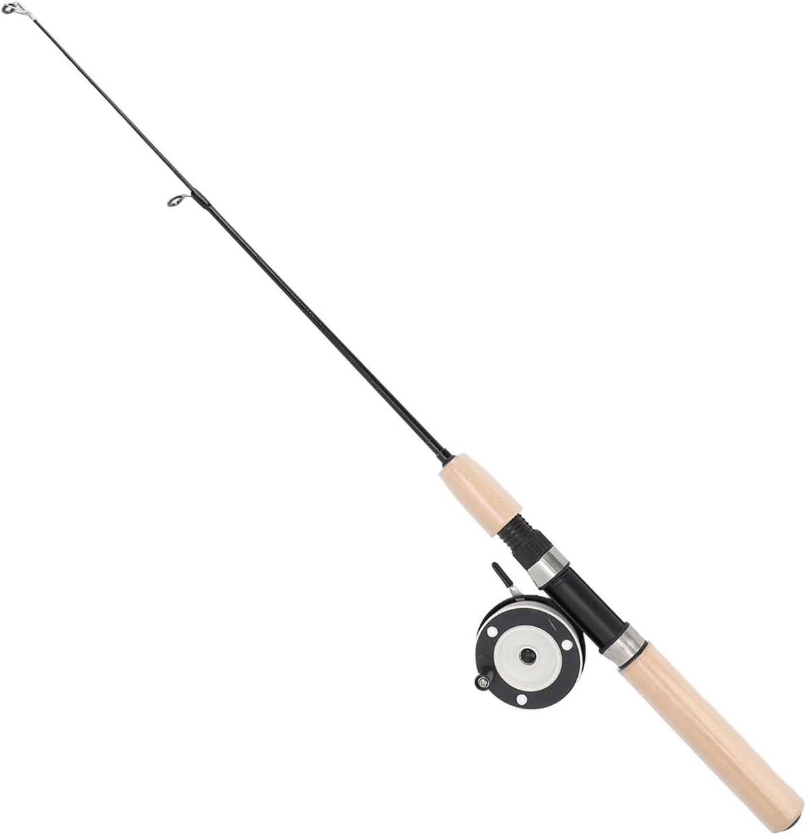 Allecto Plus - Ultralichte IJshengel Winter 295 Telescopische Hengel met Draaiende Molen - EVA-handvat - Reiszoutwater & Zoetwatervissen - Bestel als Geschenk!