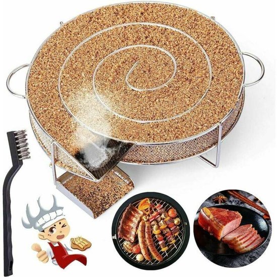 Koude rookgenerator met pomp, roestvrijstalen