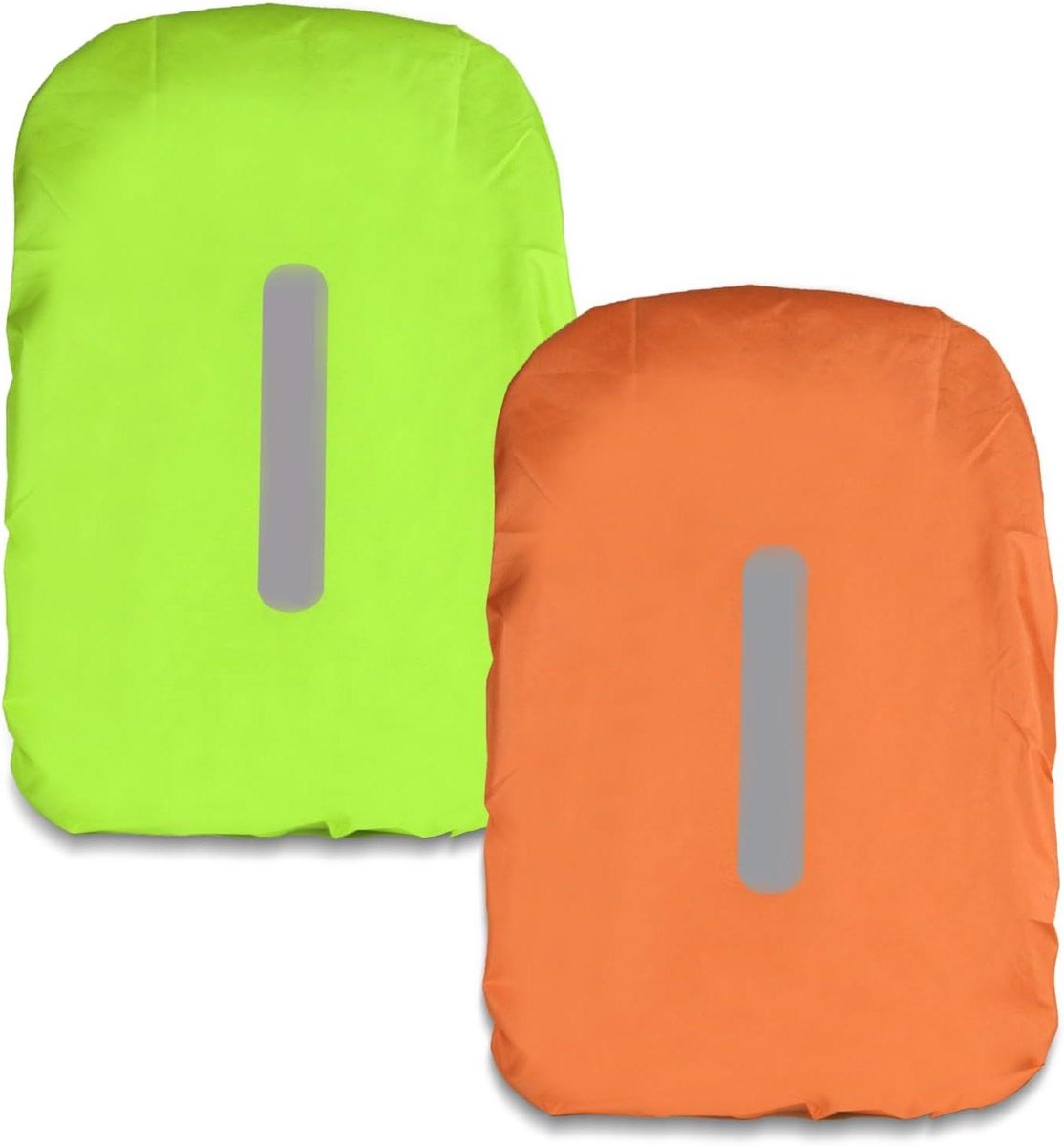 Allecto Plus - Pack van 2 regenhoes voor rugzakken 30-40L - Waterdicht en reflecterend - Ideaal voor kamperen, reizen en fietsen