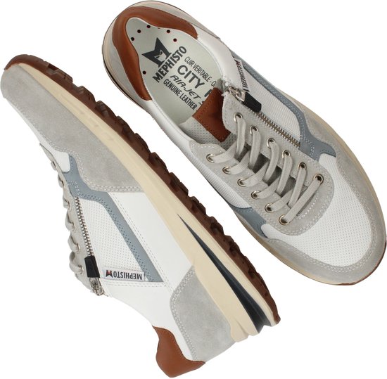 Baskets Mephisto Bradley Grijs Pierre Wit
