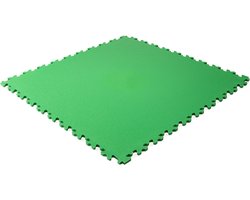 Rubbermagazijn | PVC kliktegel hamerslag - 7mm | 50x50cm | groen | winkel | showroom | garage | prijs per stuk