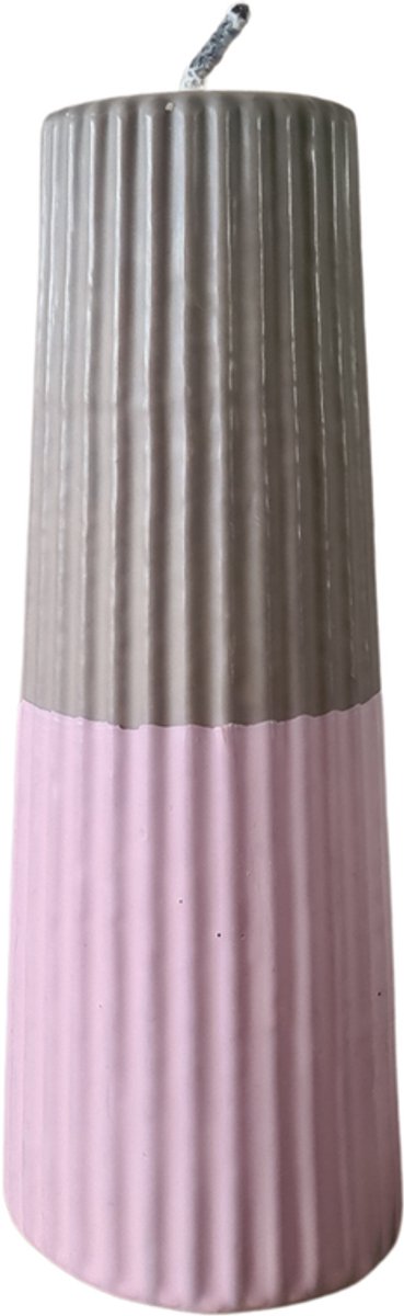 Rustik Lys Outdoor Pilaarkaars Grooved
