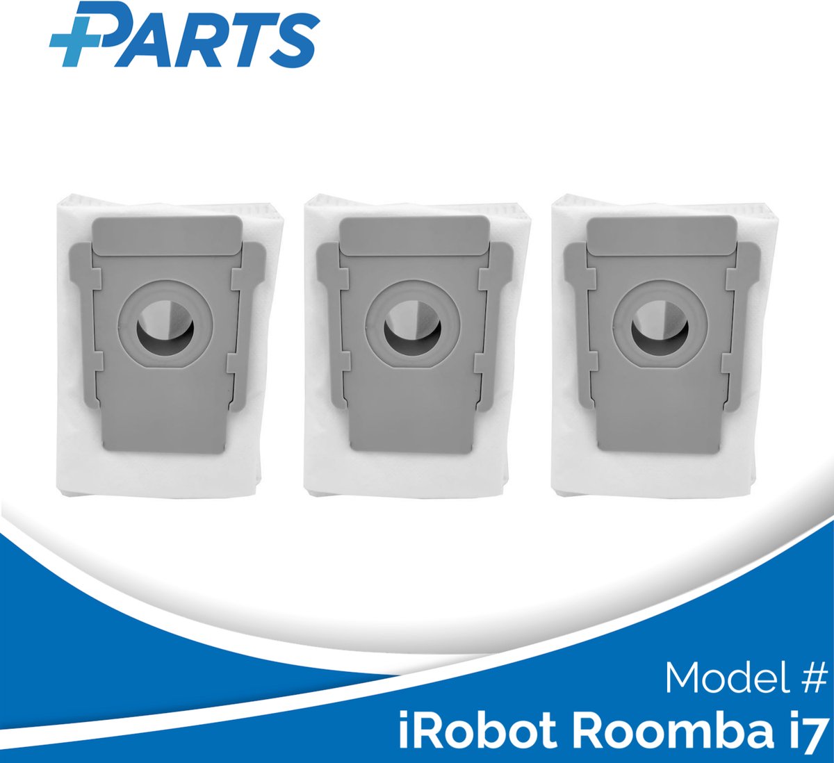 Plus.Parts iRobot Roomba i7 Stofzakken (3 Stuks, Plus.Parts® alternatief voor 4626194 / 4640235) Overig