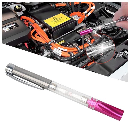 Greluma 1 stuk 12V 24V auto-accutester, auto dynamotester, accu checker, analysator om dynamo en acculaadsysteem met LED-indicator te controleren