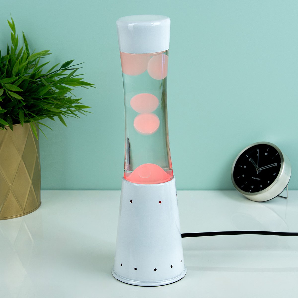 Led lavalamp - Wit van Fisura