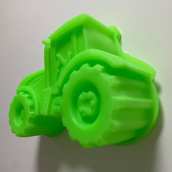 Bakvorm tractor - Siliconen vorm Groen - 3D-tractor - Autovorm ...