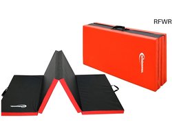 RFWR® Opvouwbare turnmat voor kinderen - 8 cm dik, 200 x 100 cm, zachte vloermat voor gym en acrobatiek