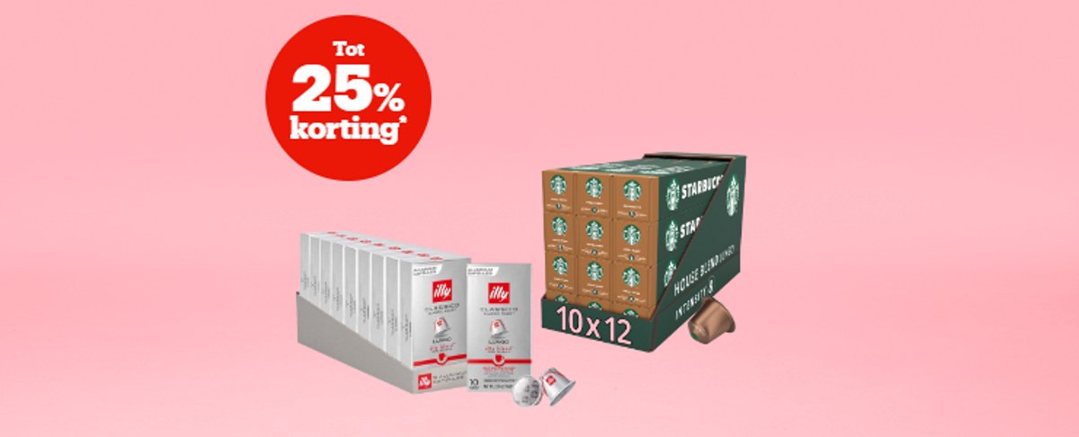 Tot 25% korting*