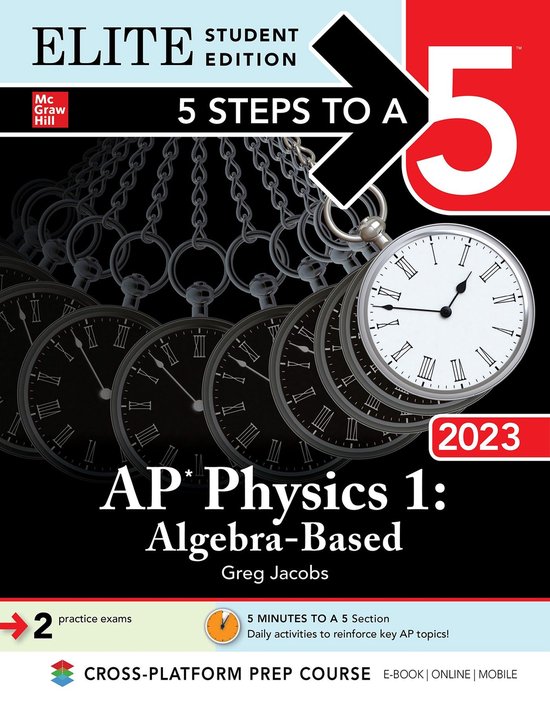 5 Steps to a 5: AP Physics 1: Algebra-Based 2023 Elite Stude ... - cover