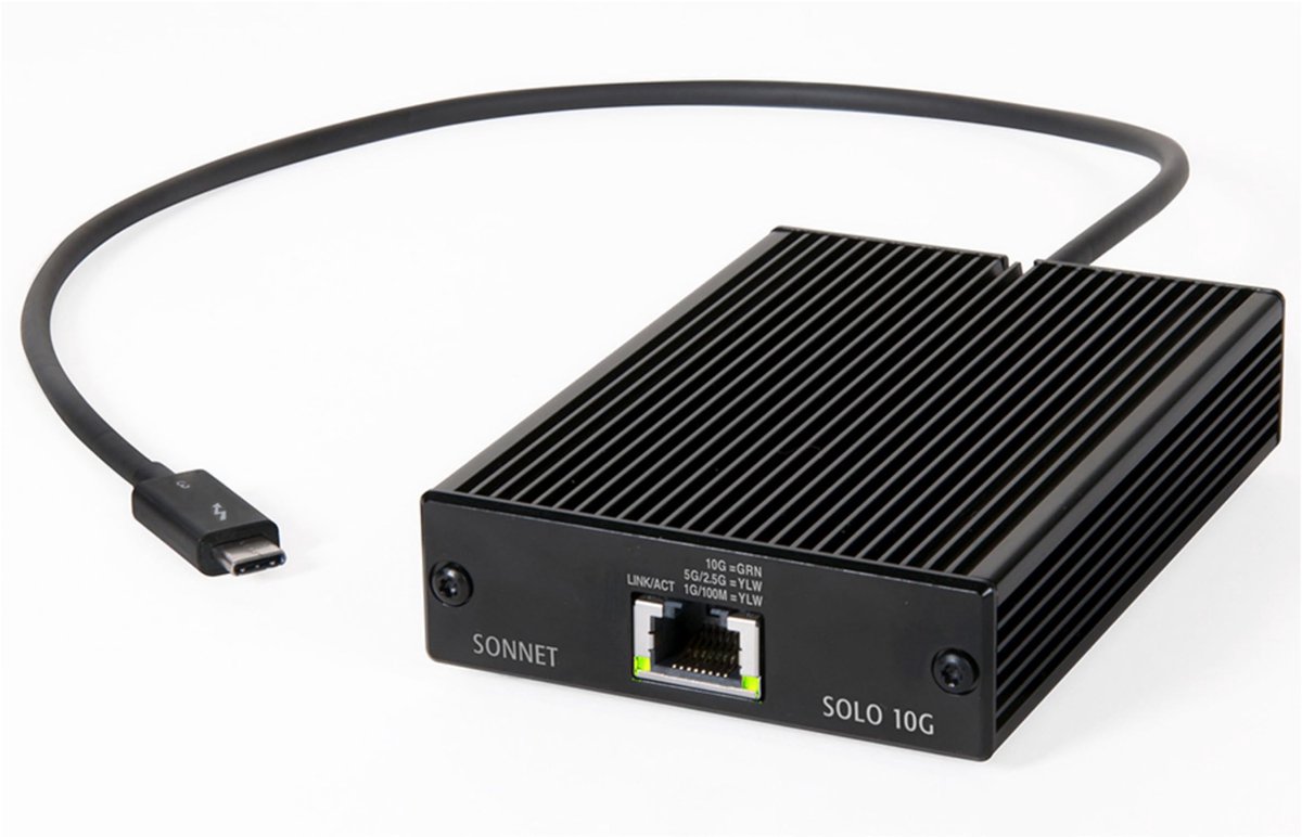 Sonnet SOLO10G-TB3 netwerkkaart Ethernet 10000 Mbit/s