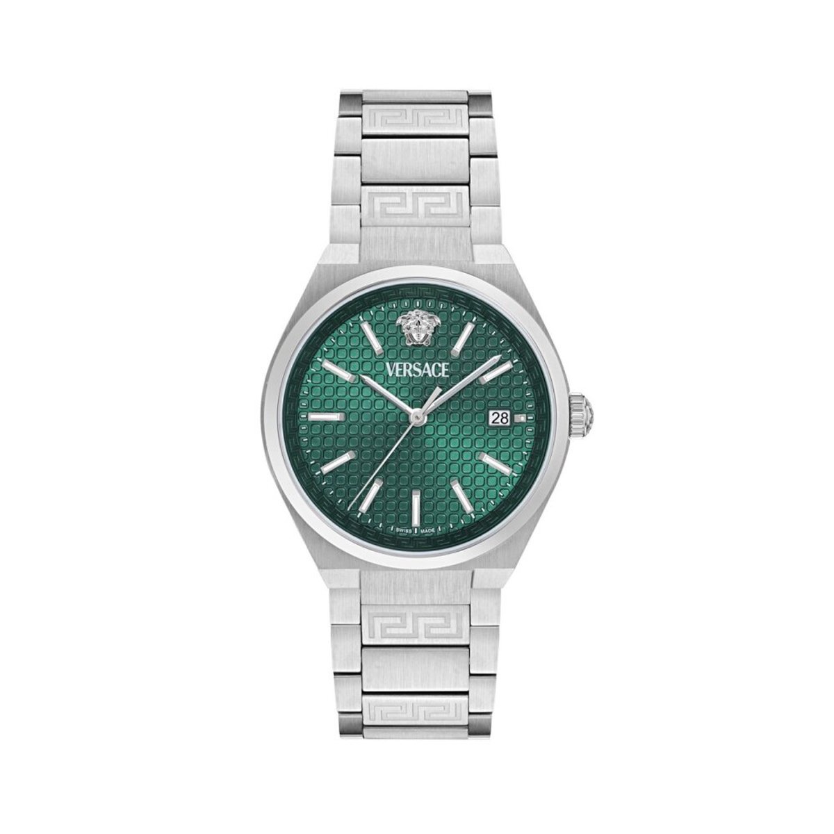 Versace V-Auria VE0F00125 Horloge - Staal - Zilverkleurig - Ø 38 mm