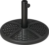 COSTWAY parasolstandaard vulbaar, voor parasolstangen van 38 mm, 37